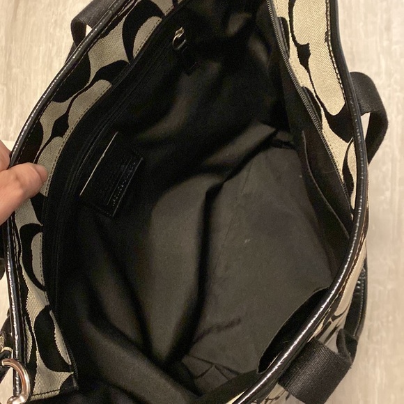 Coach Monogram Shoulder Bag with Removable Crossbody Strap - Picture 9 of 13